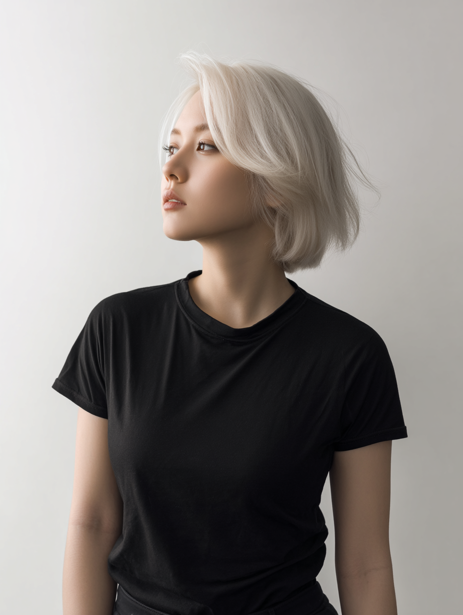 Platinum Blonde Luxurious Wave Hairstyle